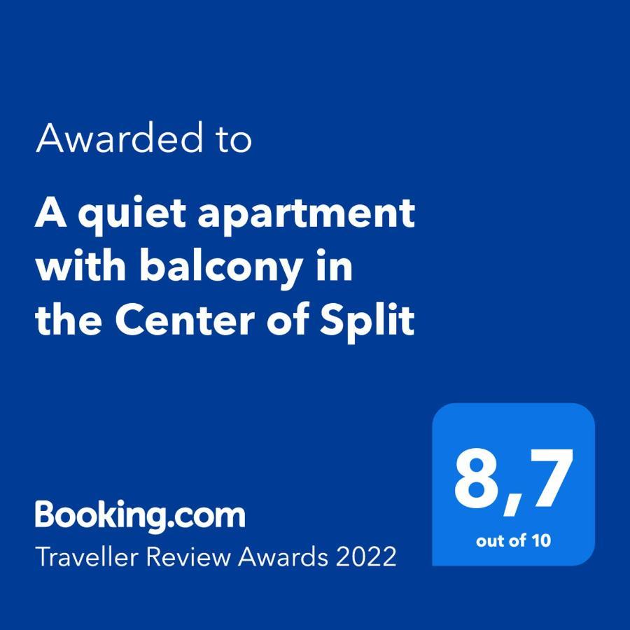 A Quiet Apartment With Balcony In Split Luaran gambar